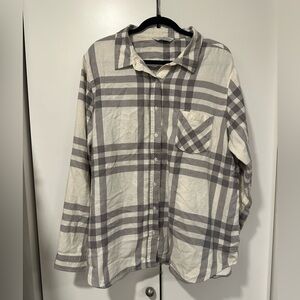 Alpine Design XXXL Gray Beige Plaid Shirt